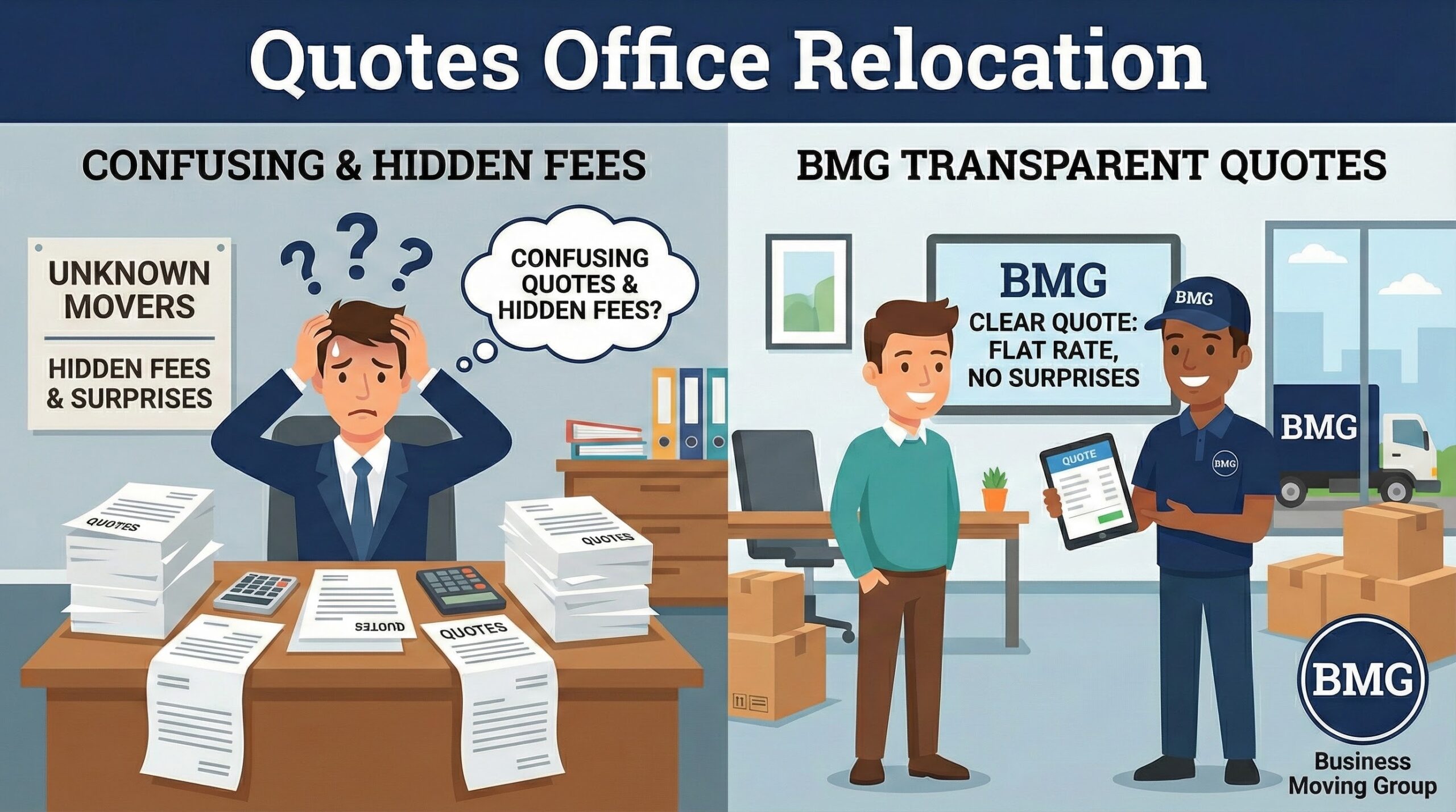 Office Relocation Quotes | Business Moving Group
